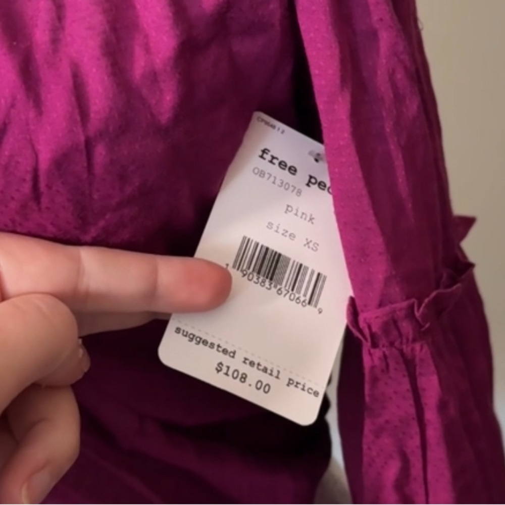 NWT Free People spirit off top XS - Picture 11 of 11